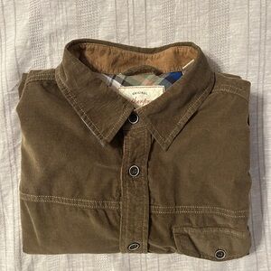 Original Weatherproof Vintage Corduroy Long  Sleeve Shirt